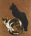 Théophile-Alexandre Steinlen Zwei Katzen.jpg