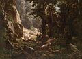 August Friedrich Kessler Rotwild im Wald 1852.jpg