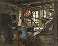 Léon-Augustin Lhermite Figures in a cottage interior.jpg