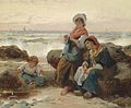 Robert Kemm Fisherwomen with Child on the Coast.jpg