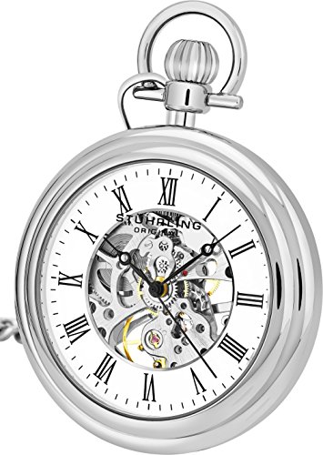 Stuhrling Original Men's 6053.33113 Special Reserve Vintage Pocket Watch