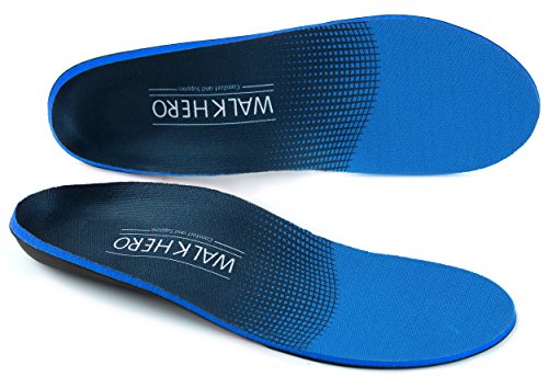 Plantar Fasciitis Feet Insoles Arch Supports Orthotics Inserts Relieve Flat Feet, High Arch, Foot Pain Mens 6-6 1/2 | Womens 8-8 1/2