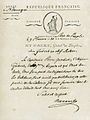 Jean-Joseph Humbert Letter 1802.jpg