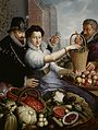 Jean Baptiste de Saive II Portrait of an aristocratic couple as vegetable sellers.jpg