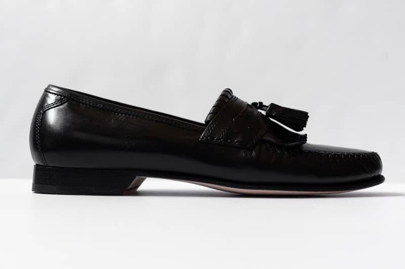 Breland Kiltie Tassel loafers profile view