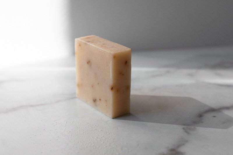 Dr. Squatch Cedar Citrus soap on marble