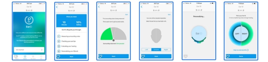 Nuheara IQbuds BOOST Ear ID app test