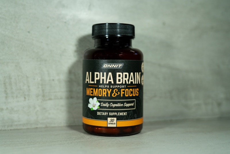 Onnit Alpha Brain bottle