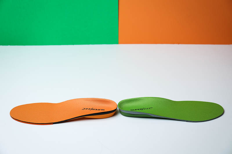 Superfeet green vs orange insoles