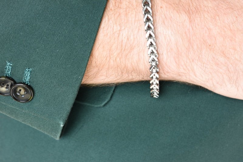 The Steel Shop Franco Link Bracelet with Suit