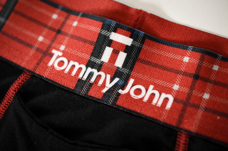 Tommy John christmas holiday underwear with red band 1