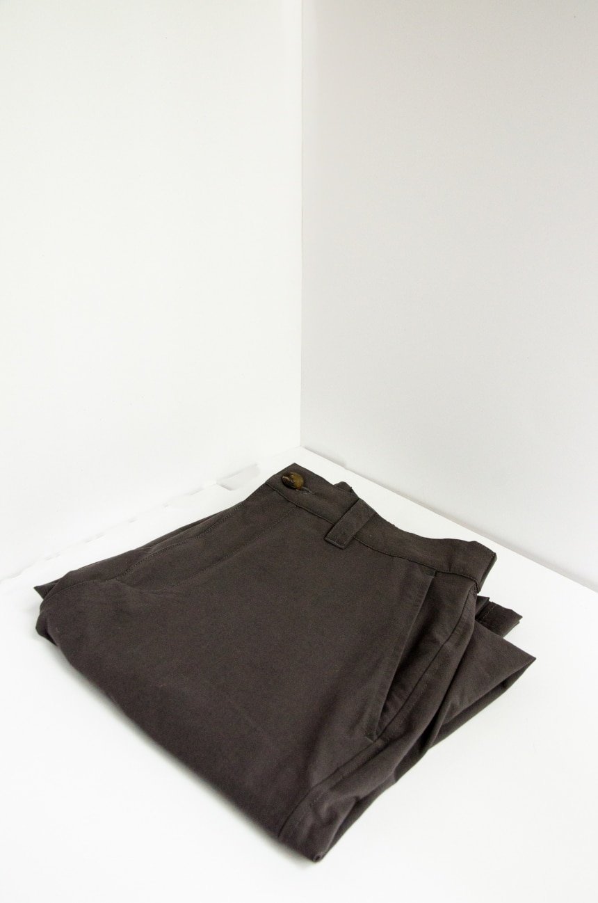 TravelSmith Original Flyaway Pants Folded Corner Wall Shot